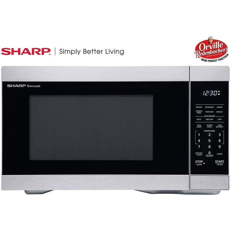 Sharp 1.1 CF Countertop Microwave Oven, Orville Redenbacher s Certified E9