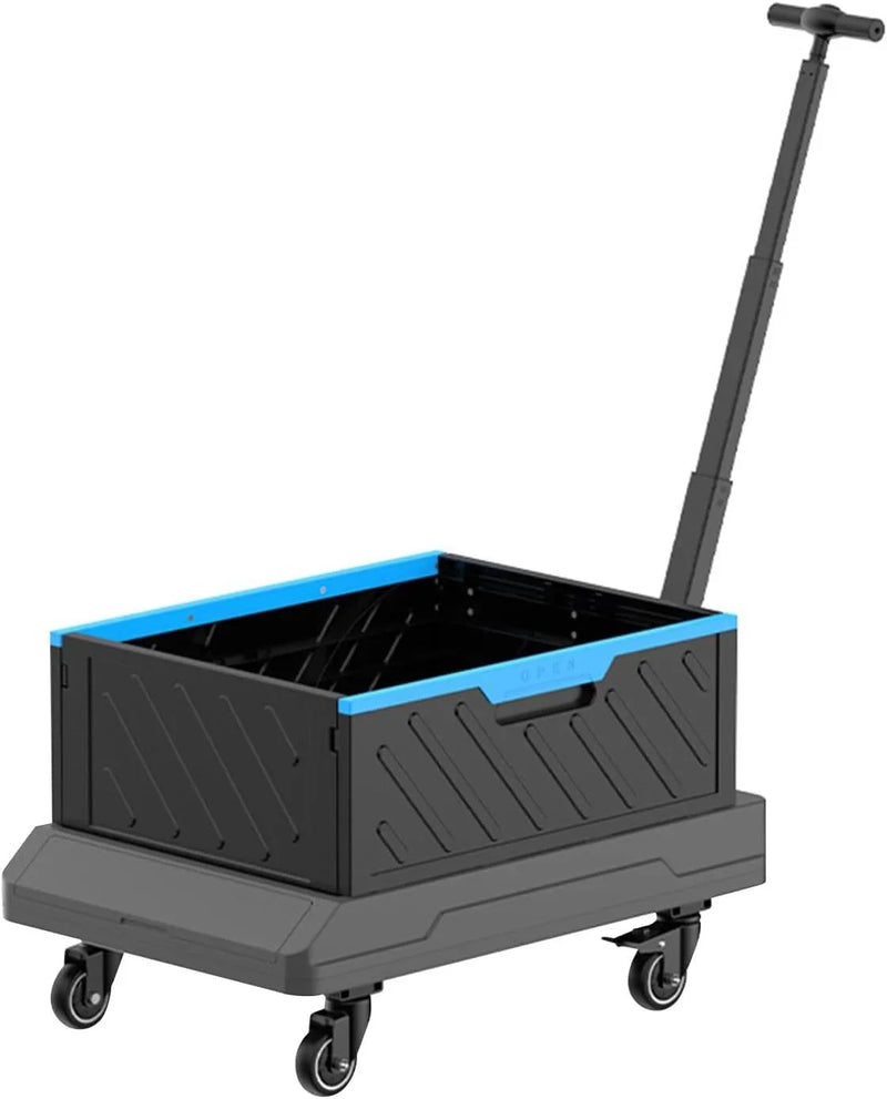 Foldable trolley: A wheeled foldable trolley, suitable for outdoor camping activities K7