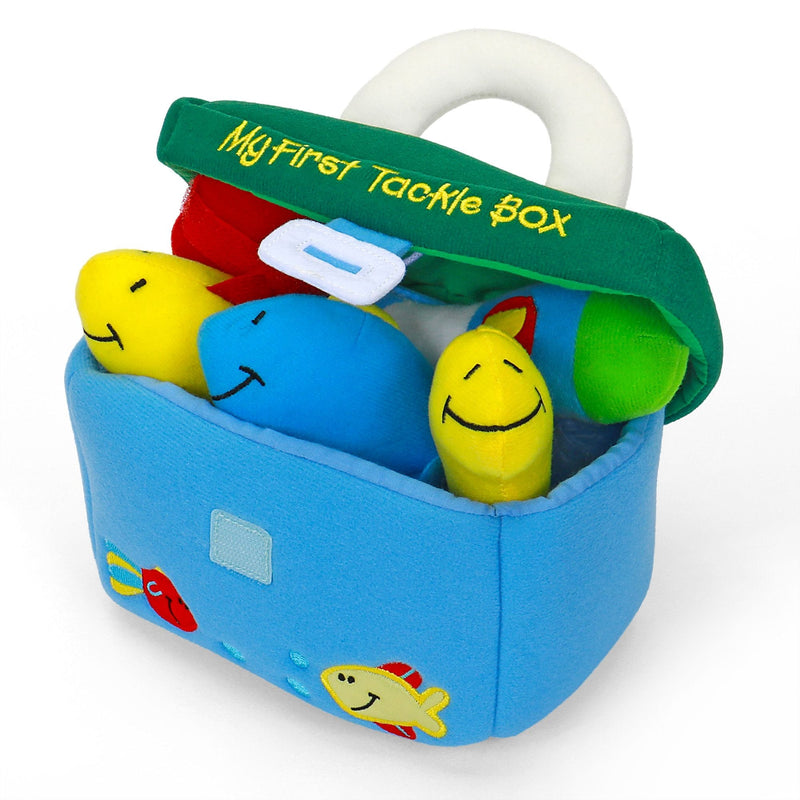 Baby GUND Play Soft Collection, My First Tackle Box 5-Piece Plush Playset with Rattle, 8-in J5