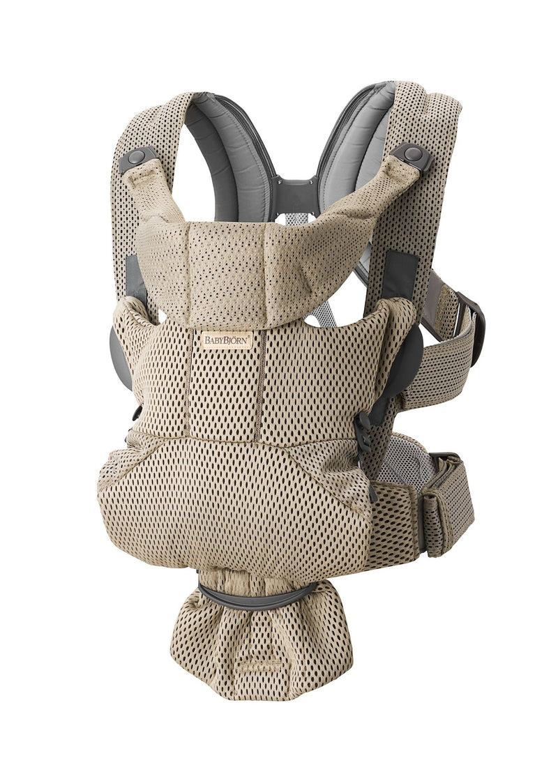 BabyBjorn Carrier Free In Light, XS to XXL, Beige T5