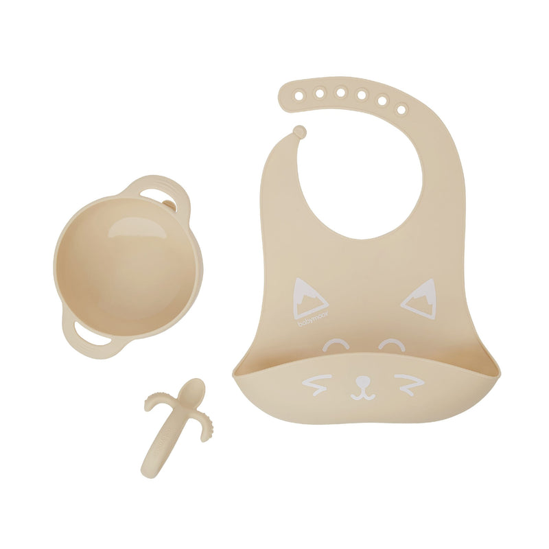 BabyMoov First'isy Silicone Feeding Set, Fox W9