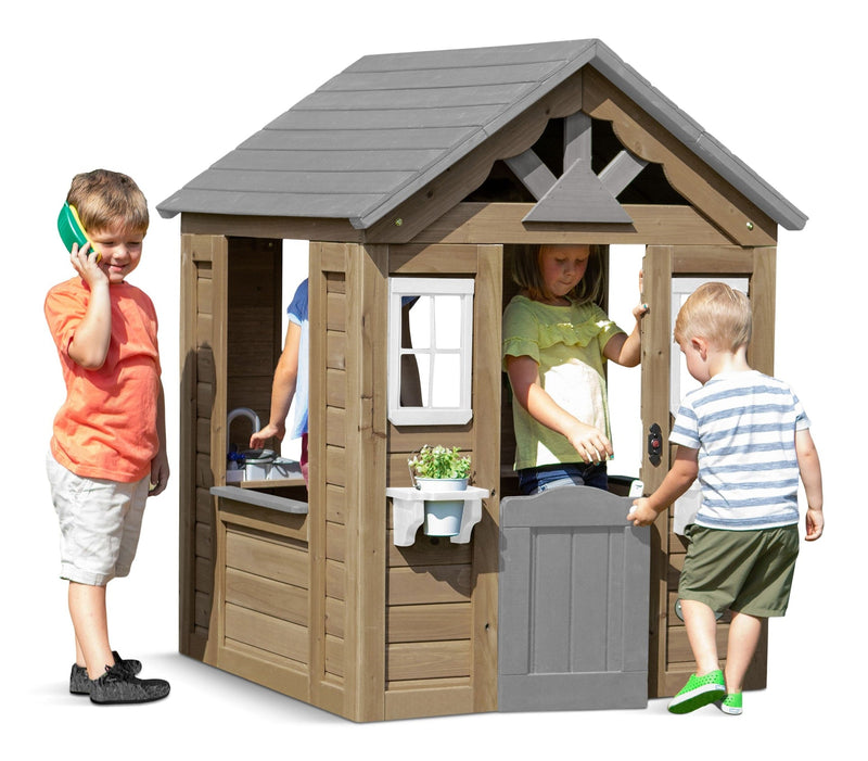 Backyard Discovery Maple Leaf All Wood Playhouse, Ages 1-5 L2