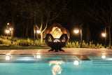 Backyard Lifestyles Algonquin Fire Pit, 39", Black