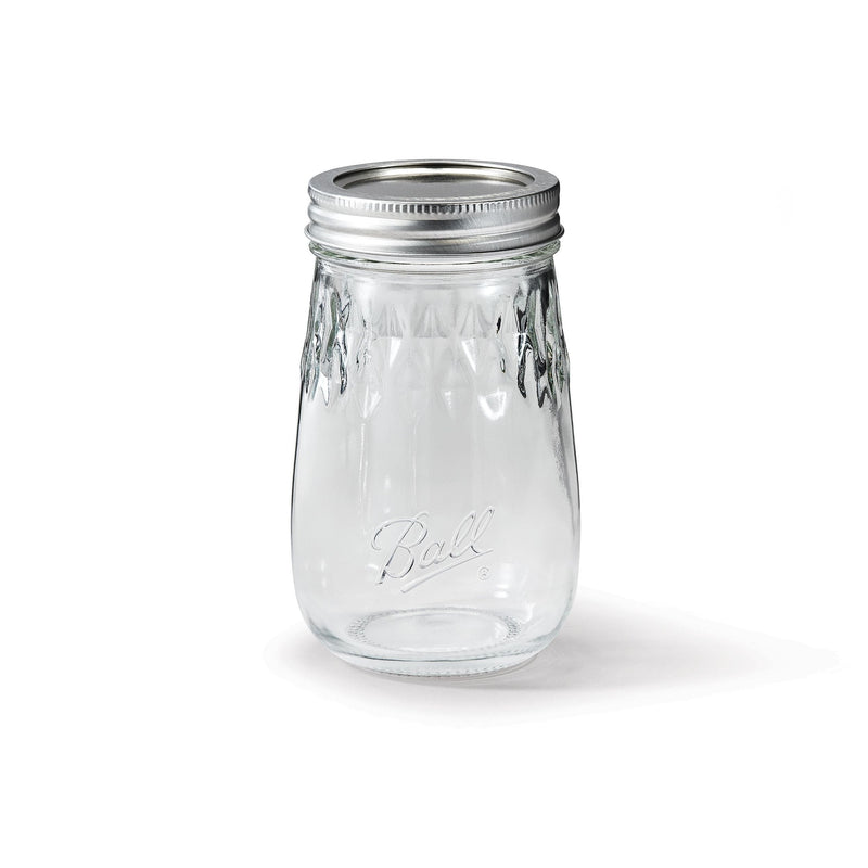 Ball Regular Mouth Pint Flute, 16-oz/473-mL, BPA-free, 4-pk E2