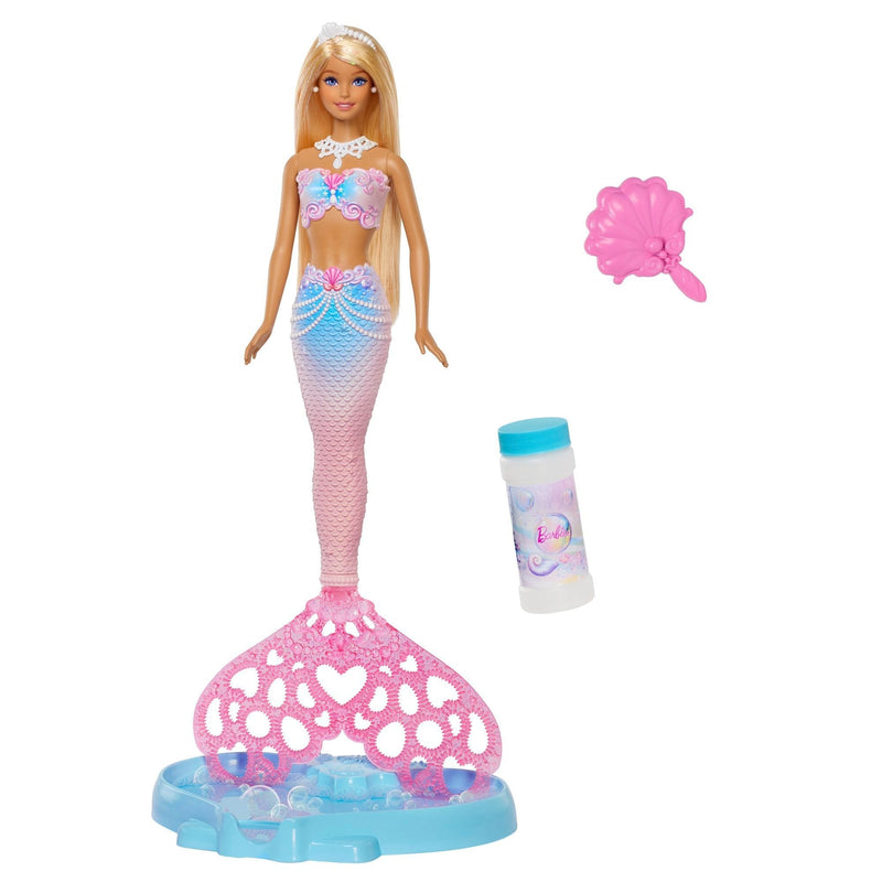 Barbie Bubble Sparkle Mermaid Doll, Ages 3+ O8