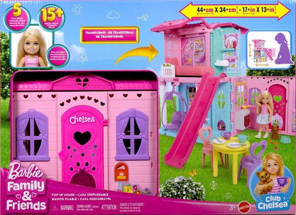 Barbie Club Chelsea Pop-Up House Playset with Accessories F5