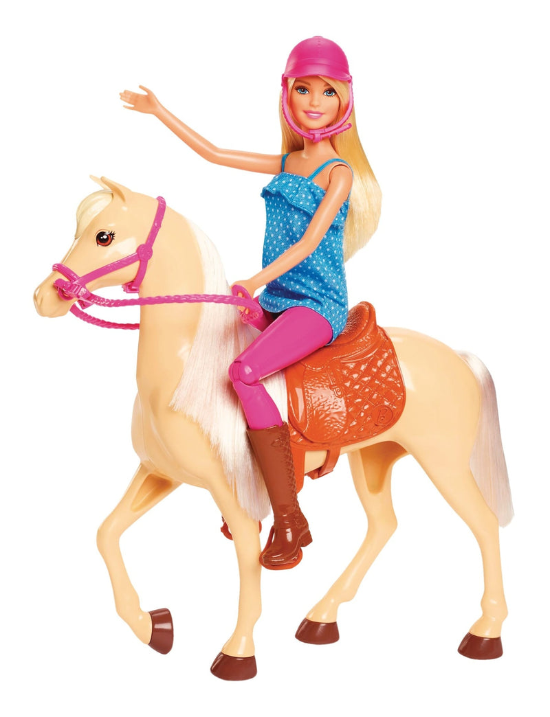 Barbie Doll & Horse Playset for Kids, Assorted, Ages 3+ H0