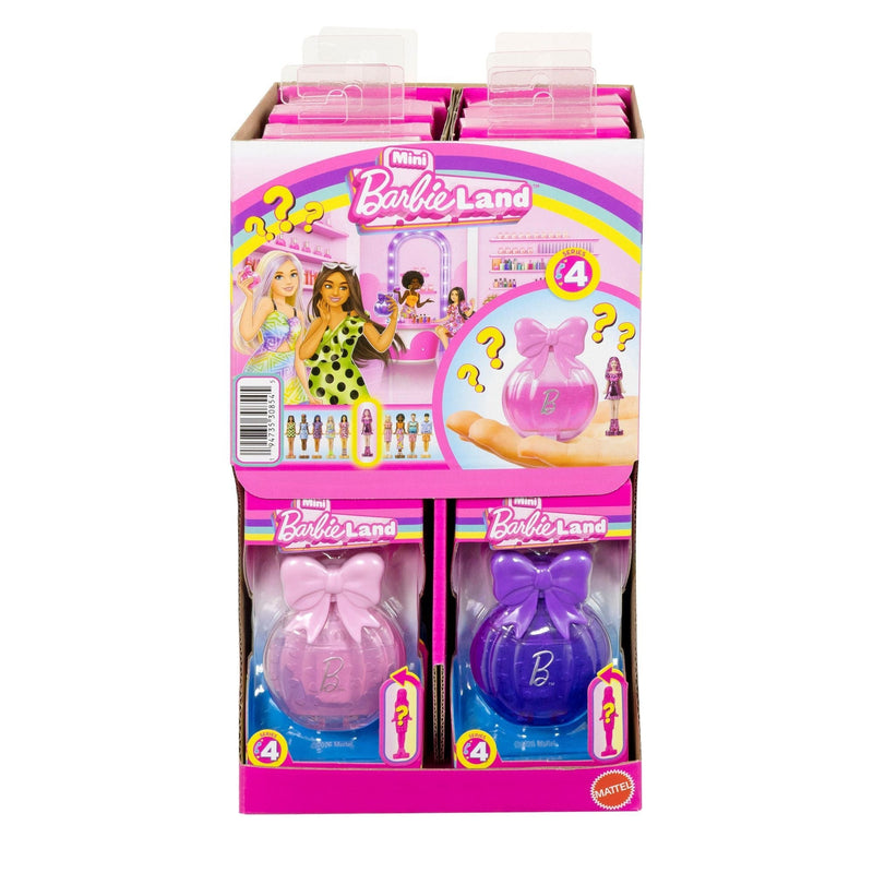 Barbie Mini BarbieLand Series 4 Fashionista Dolls with Surprise Blush Reveal, Assorted Styles Z0