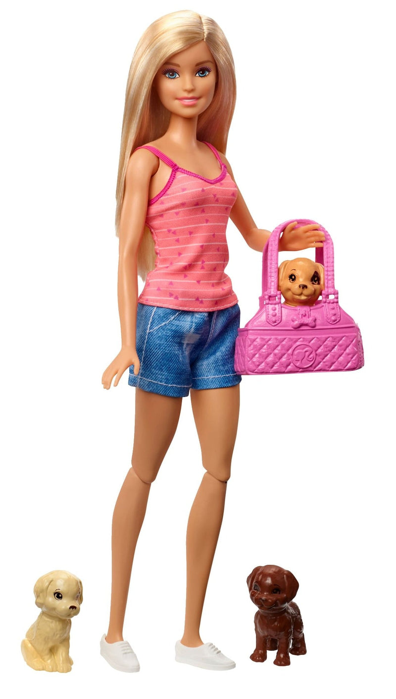Barbie Puppy Bath Time Doll Toy & Playset For Kids, Assorted, Ages 3+ O4