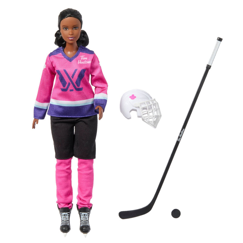 Barbie PWHL TH Hockey Doll, Black Hair X6