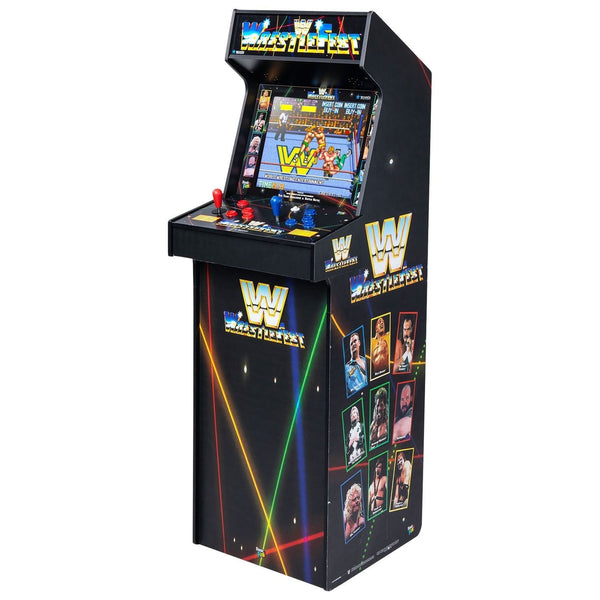 Basic Fun WWE Ultra Series Arcade Classics Deluxe Cabinet for Home, Free Standing Game Machine with 5 Games D5