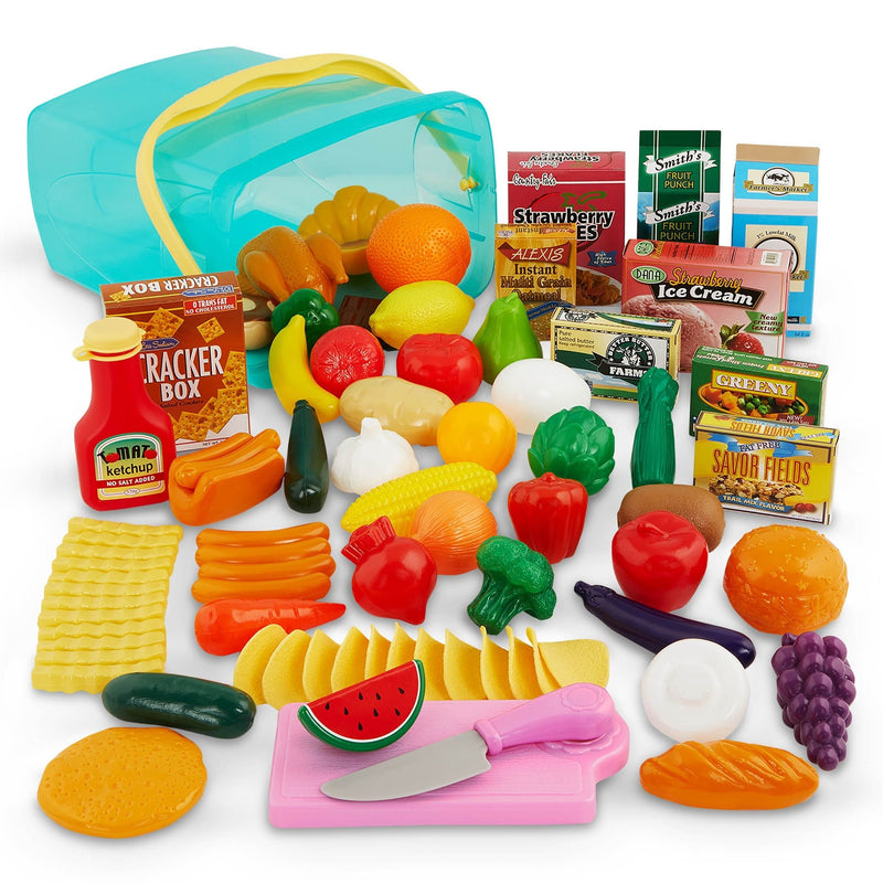 Battat Pantry in a Bucket Realistic Toy Set, 79-pc Q6