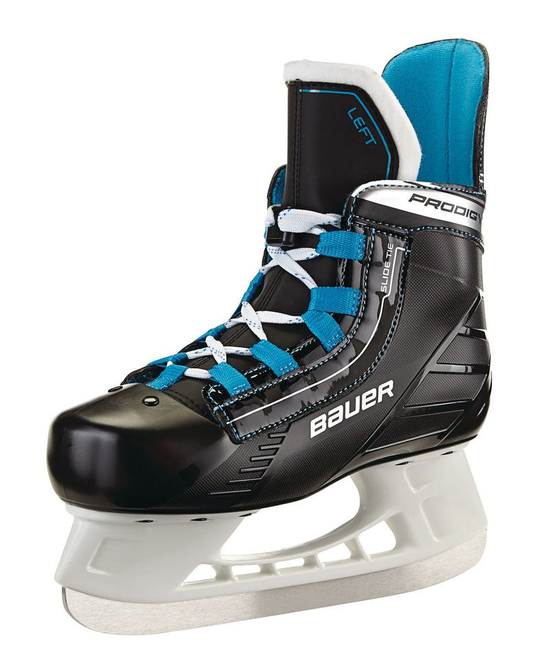 Bauer Prodigy Hockey Skates, Youth, Black/Blue P1
