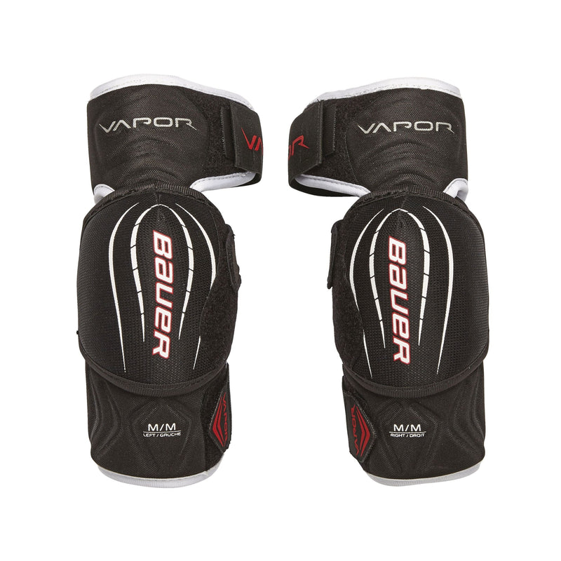 Bauer Vapor X Pro Lite Junior Hockey Lightweight Elbow Pads, Black & Red Q6