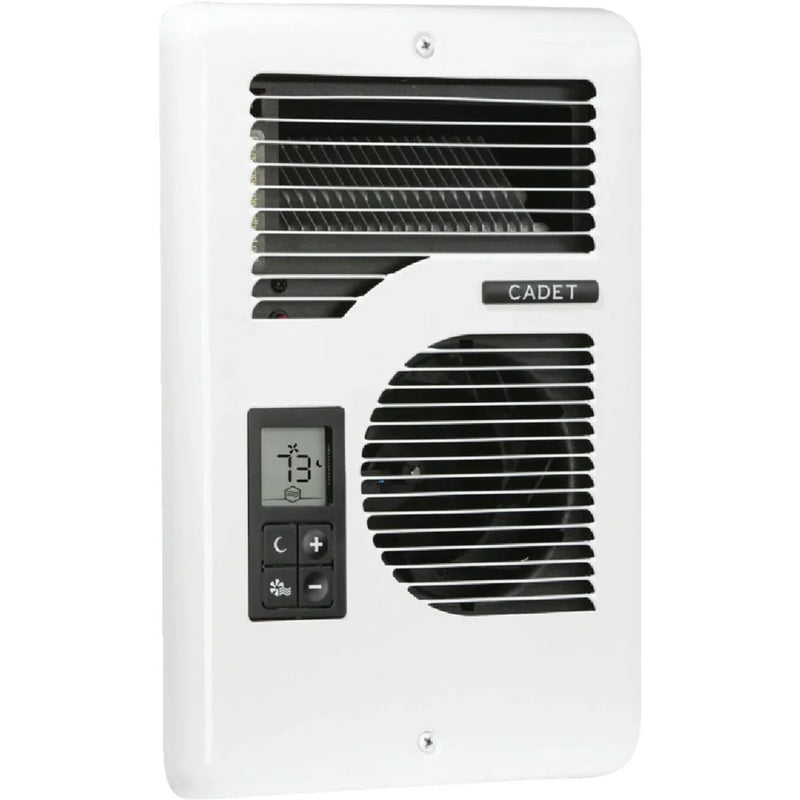 Cadet Energy Plus Wall Heater, Digital Thermostat, 240/208/120V, White J7