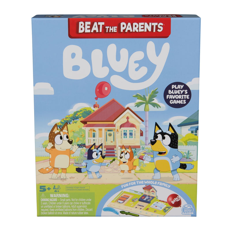 Beat the Parent Bluey Family Board Game, English Edition M3