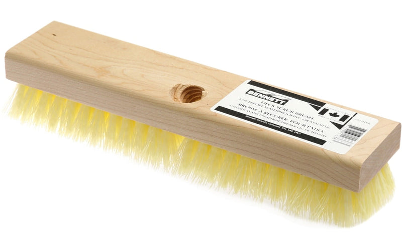 Bennett Female Threaded Deck Scrub Brush, 10-in H9