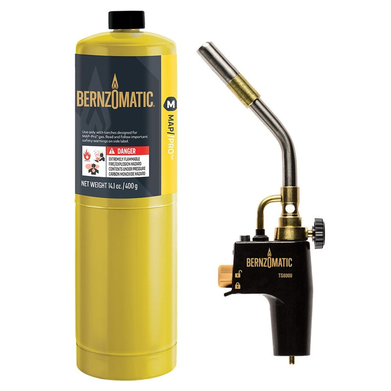 Bernzomatic TS8000 MAP-Pro Max-Heat Propane Torch Kit, 400-g Q1