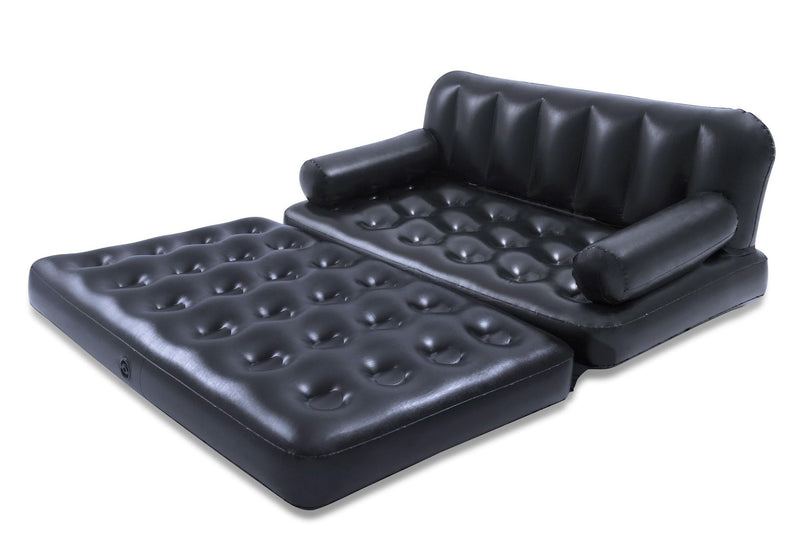 Bestway 5-in-1 Inflatable Multi-Functional Sofa Air Couch, Double, Navy V2