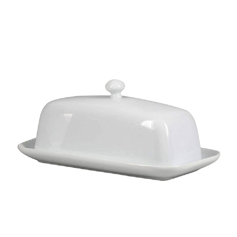 Bia Porcelain Butter Dish with Knob A3