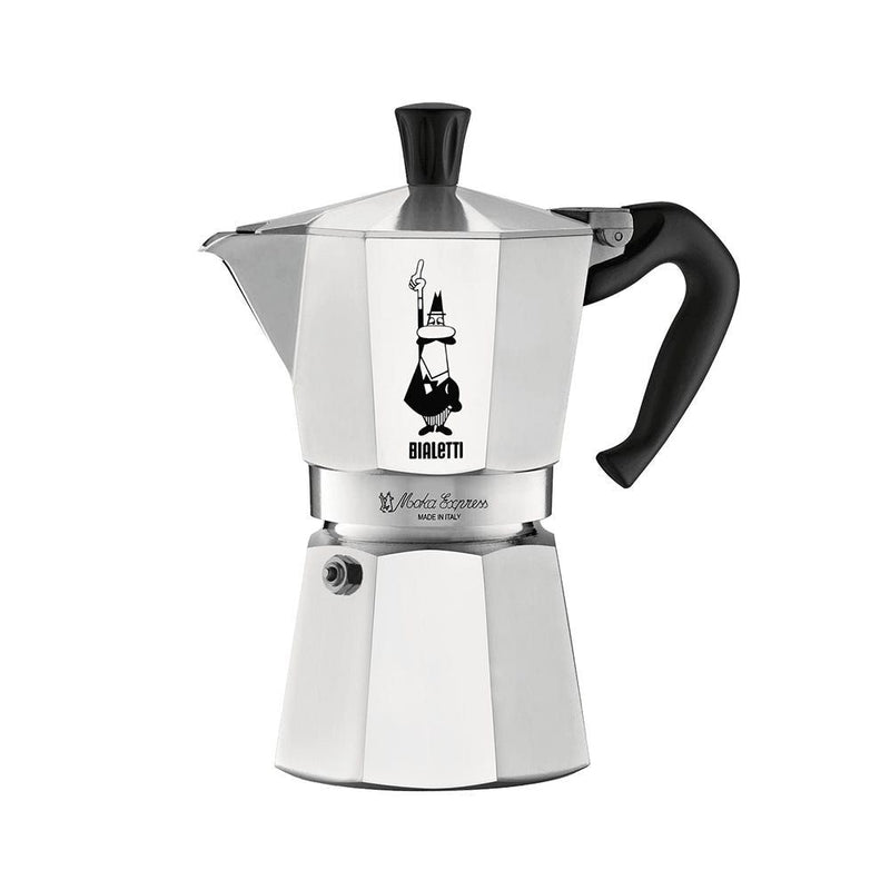 Bialetti Moka Pot with Ergonomic Anti-Scale Handle, 6-Cup B5