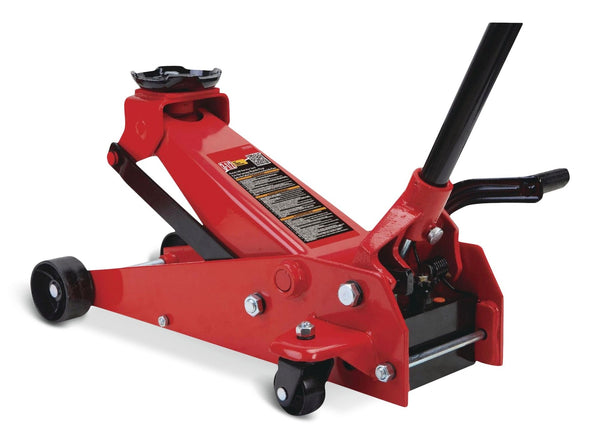 Big Red Heavy-Duty + Garage Floor Jack with Quick Start, 3.5-Ton J2