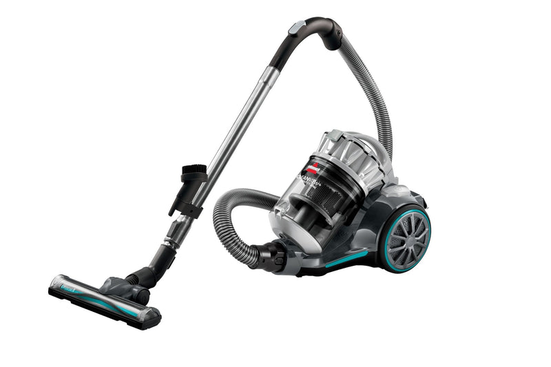BISSELL CleanView Plus Multi-Cyclonic Lightweight Bagless Corded Canister Vacuum Cleaner, Silver K9