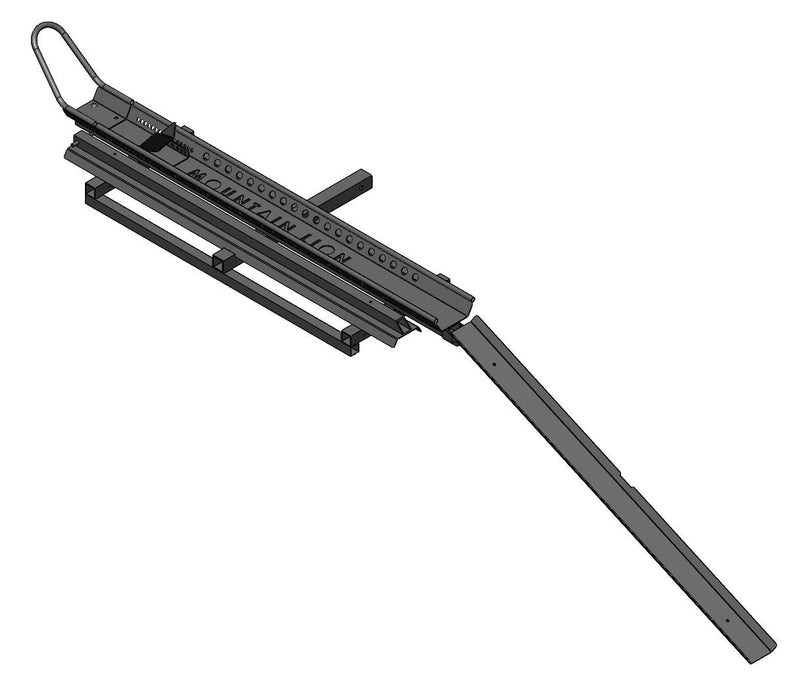 Black Bulldog Hitch Mount Motorcycle Carrier Z8
