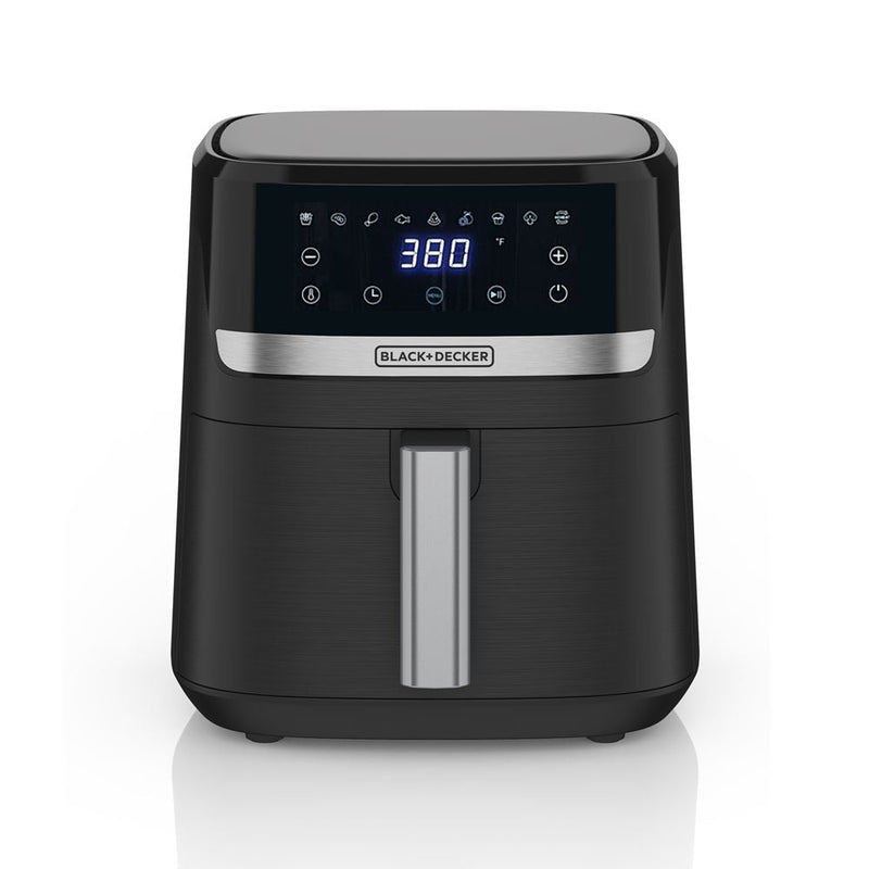 Black & Decker 8-in-1 Digital Air Fryer with Non-Stick Cooking Basket, 6-qt V3