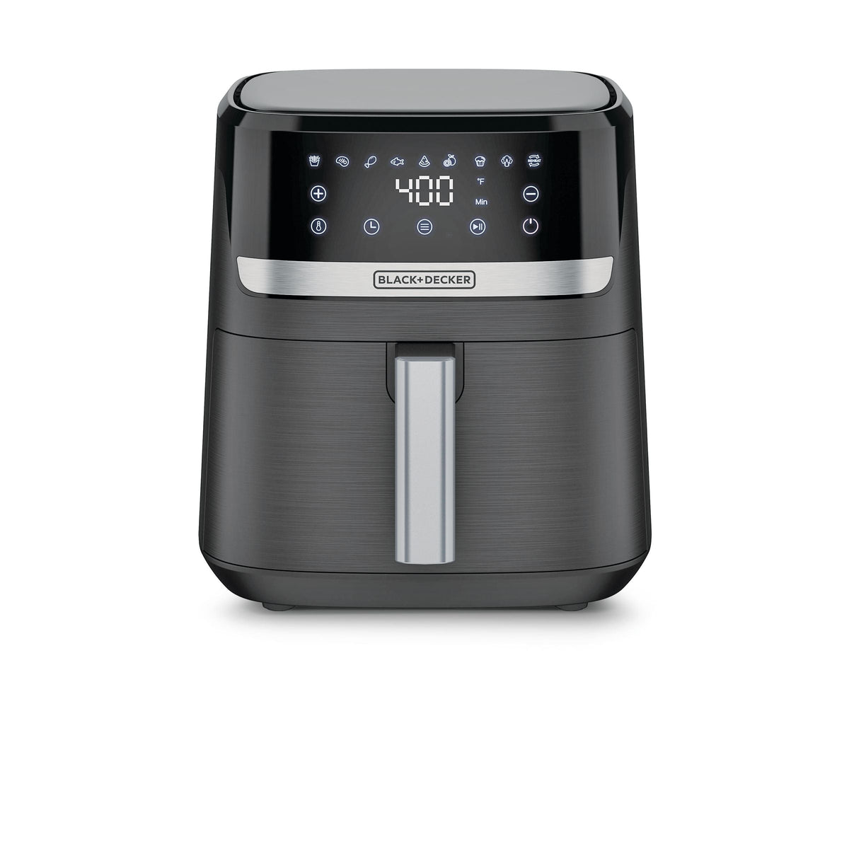 Black & Decker 8-in-1 Digital Air Fryer with Non-Stick Cooking Basket, 6-qt