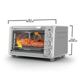 Black & Decker Crisp 'N bake 6-Slice Air Fryer Toaster Oven, Stainless Steel, 5 Cooking Functions