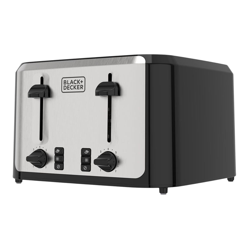 Black & Decker Extra Wide Slots Toaster with 7 Settings, 4-Slices D9