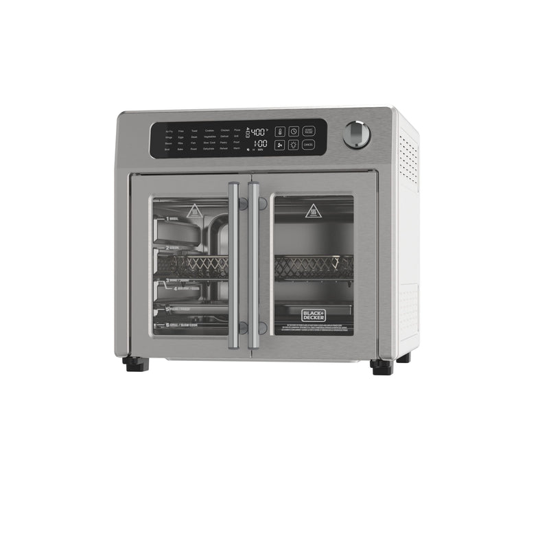 Black N Decker French Door Toaster Oven and Air Fryer, 26-Qt U2