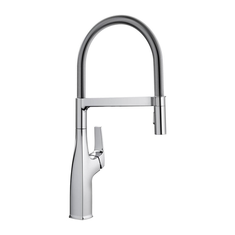Blanco Rivana Semi-Pro Pull-Down Dual-Spray Kitchen Faucet, Chrome C8