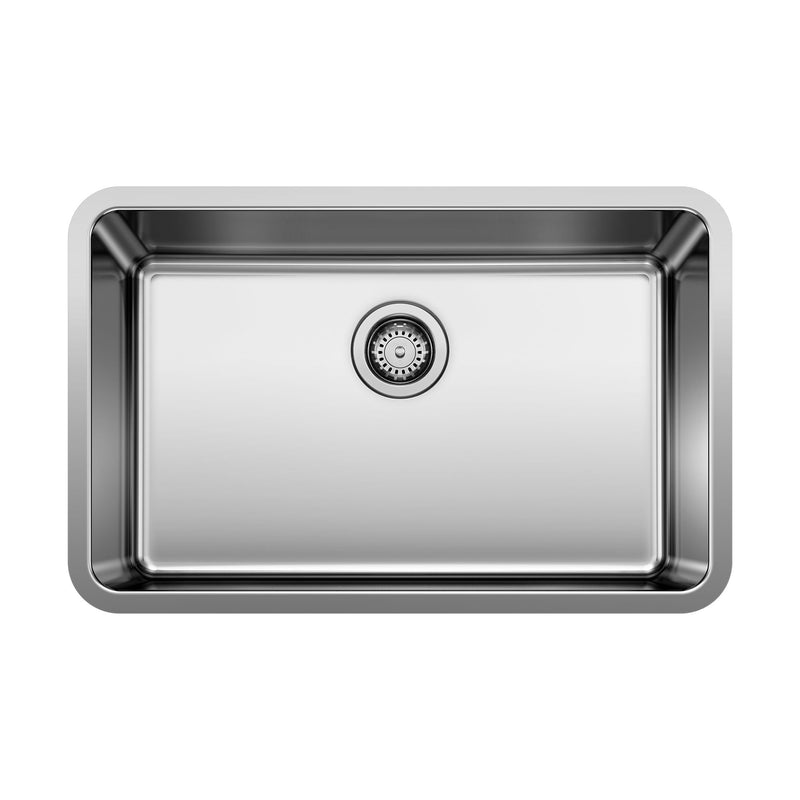 Blanco Single Bowl Undermount SS Kitchen Sink, 28-in J2