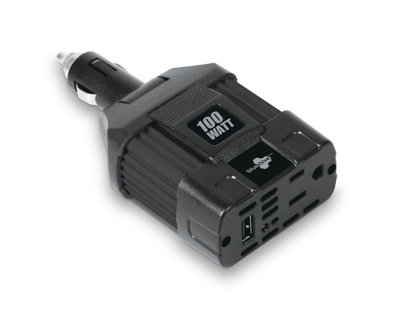 Bluehive 100W Power Inverter, Black W9