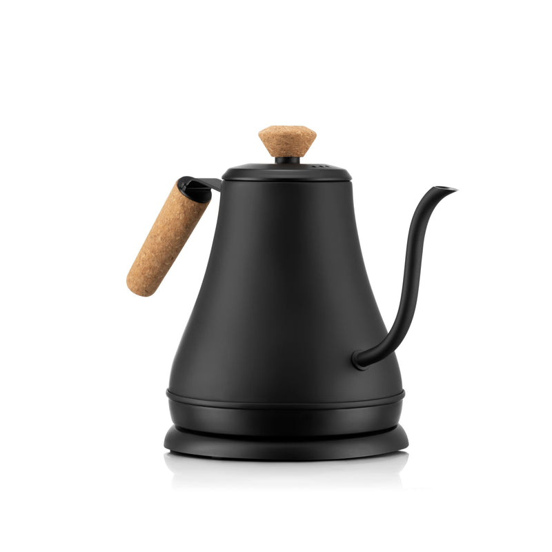 Bodum Electric Cordless Gooseneck Water Kettle with Auto Shut Off, Black, 0.8-L A6
