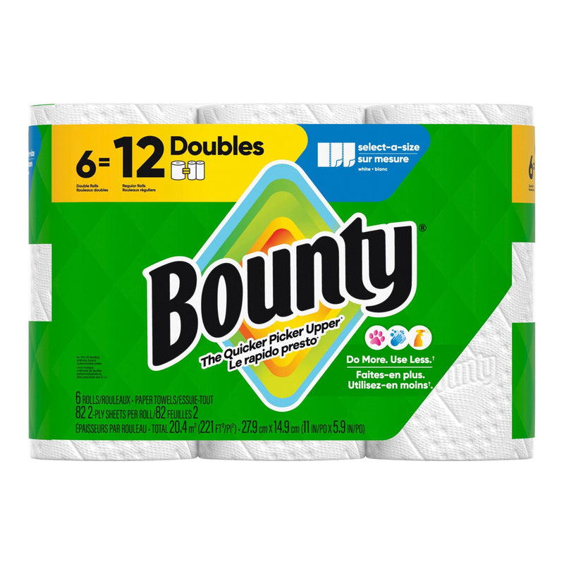 Bounty Select-A-Size Double Roll Paper Towel, 6-pk J9