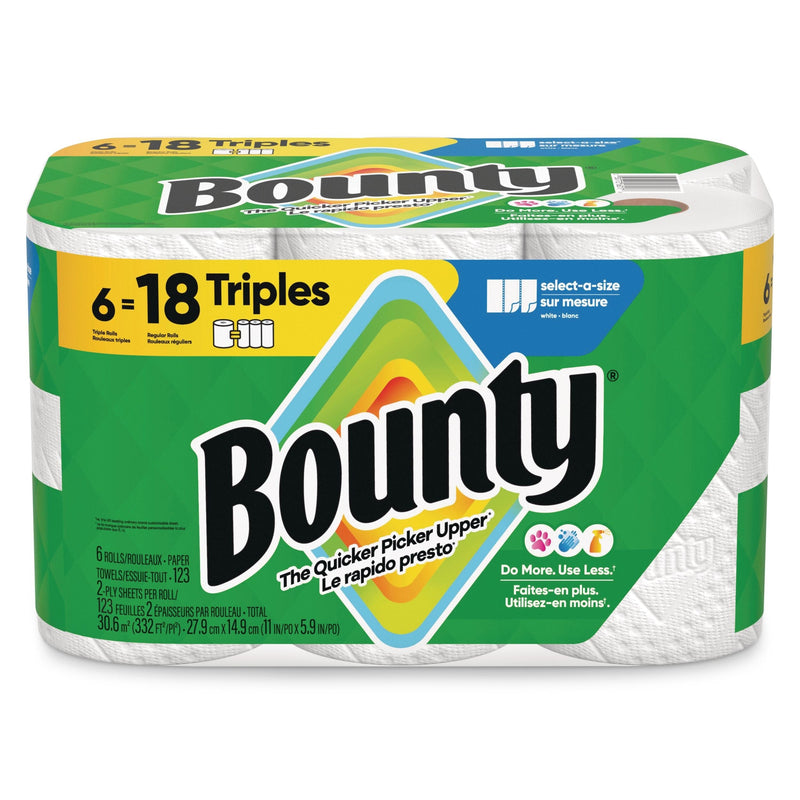 Bounty Triple Roll Paper Towel, 2-ply, 6-pk Z2