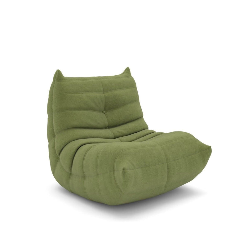 Brassex Cairo Sage All-Foam Armless Children's Chair F6