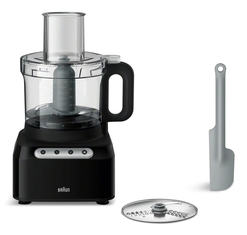 Braun 8-Cup (1.9 L) Food Processor, 550W Motor, Black A4
