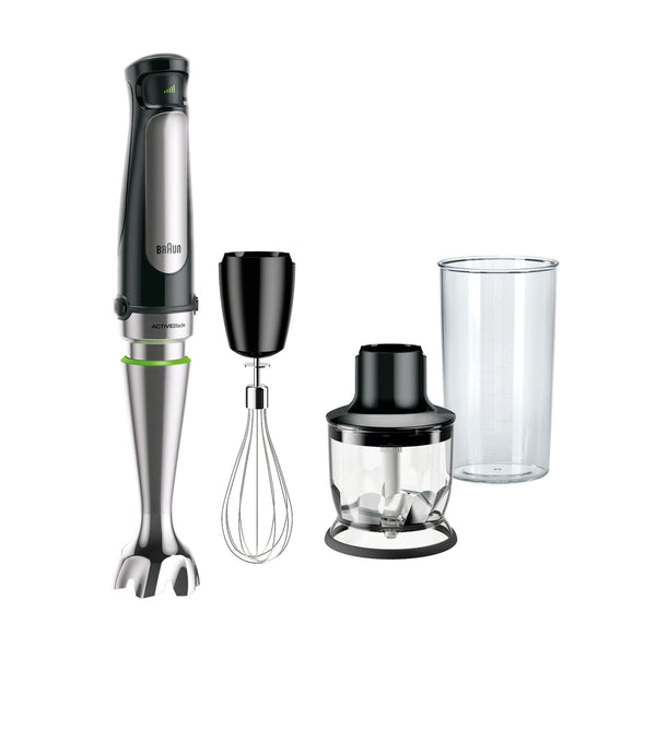Braun Hand Blender & 1.5-Cup Food Processor with Whisk and Beaker K5