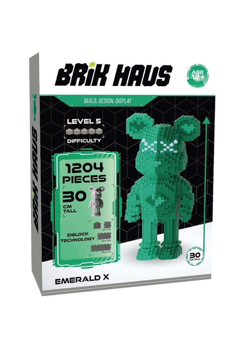 Brik Haus Green Bear Construction Set, Small C9