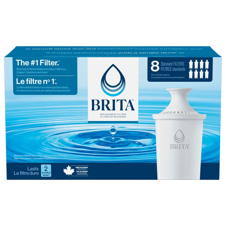 Brita Replacement Filters, 8-pack G0