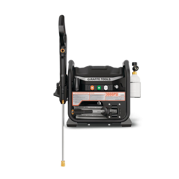 Brushless Electrical Pressure Washer 3000 PSI, with 50 ft retractable hose A2