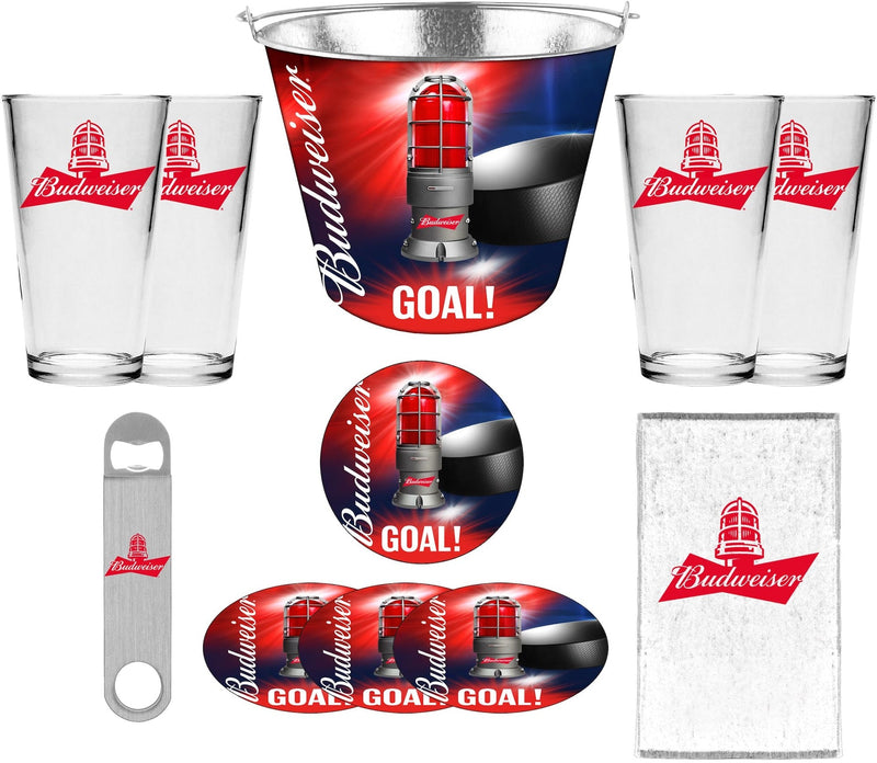 Bud Light Bucket Gift Set, 11-pc X2