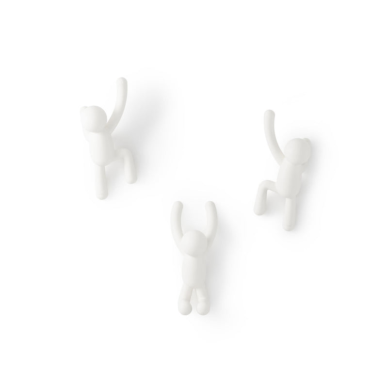 Buddy Hook Set of 3, White G8