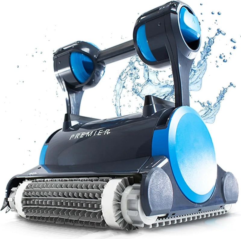 Dolphin Premier Robotic Pool Cleaner (2025 Model) with Multimedia, Oversized Leaf Bag, Standard & Ultrafine Filters, Weekly Timer, Waterline Cleaning & More 锟斤拷 for In-ground Swimming Pools up to 50ft W9
