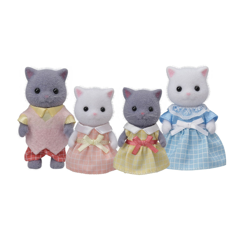 Calico Critters 4-Member Family Collectible Doll Figures for Ages 3+, Various Figures G7