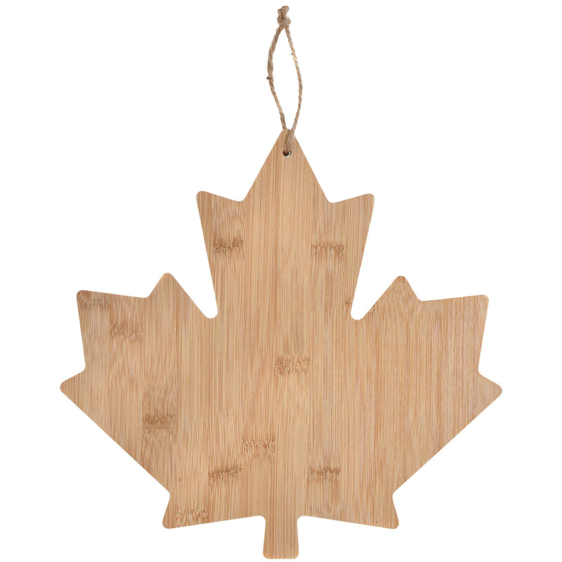 Canada Day Maple Leaf Wood Charcuterie Board, Tan T8